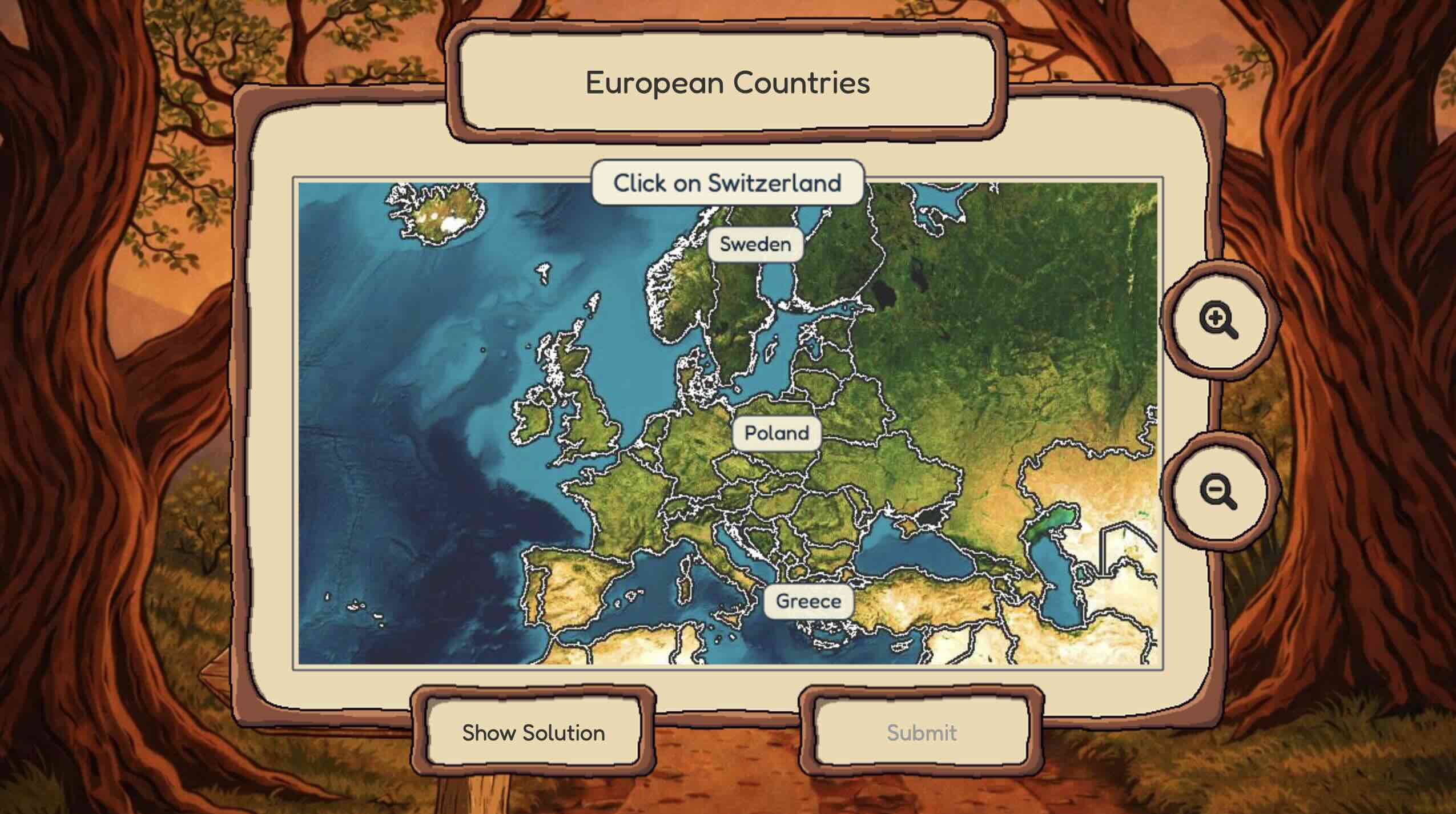 Map quizzing